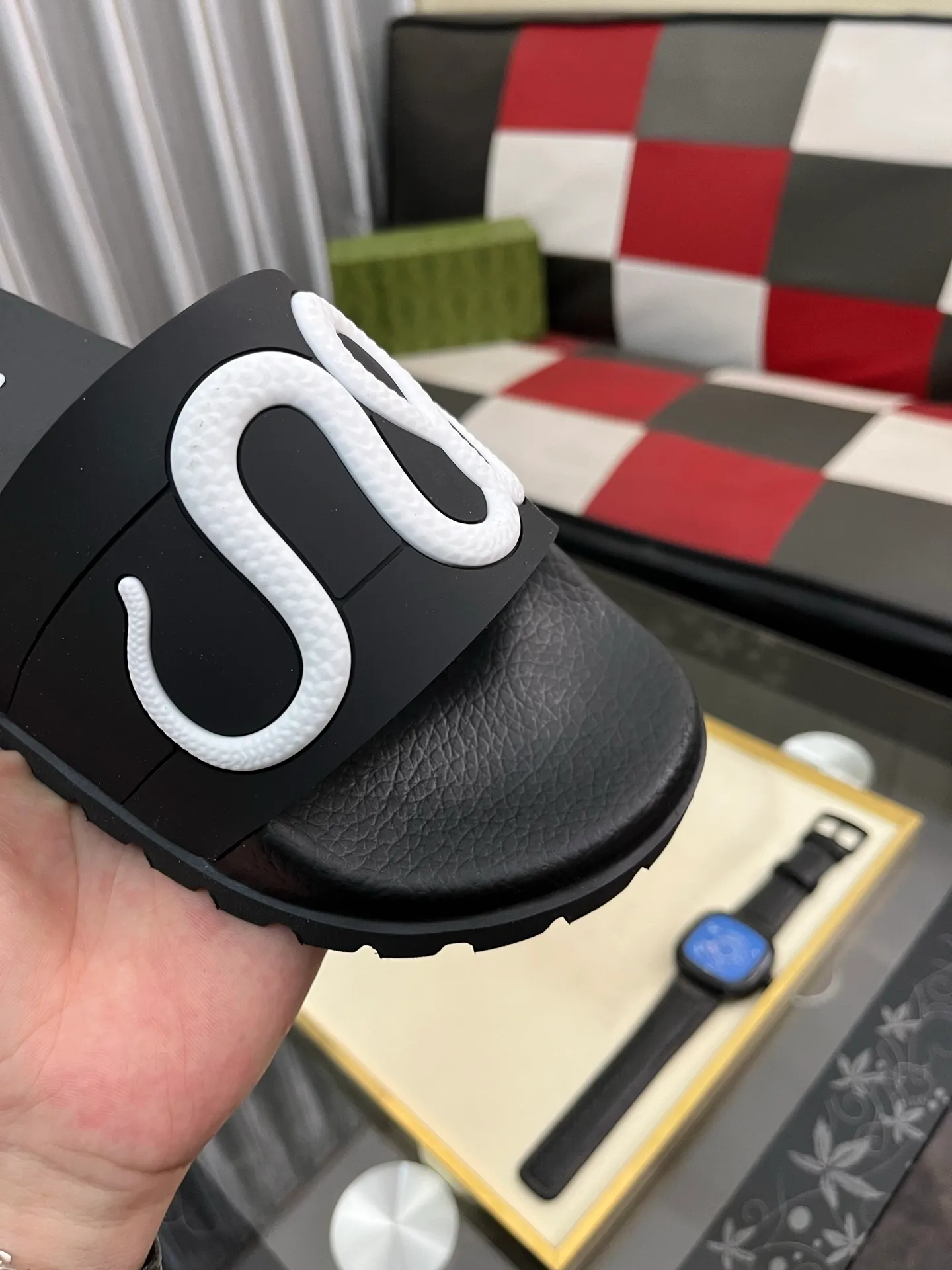 Men's men's shoes💰260⌚️⌚️ＧＵＣＣＩ.Gucci.Official website 1:1 popular slippers hot sale! Original original material 🩴 SIZE: 38-46 (45.46 non-refundable)
